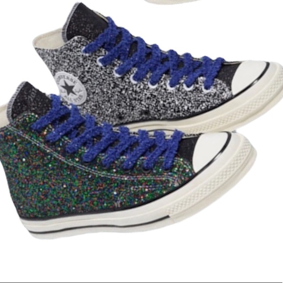 🆕LIMITED EDITION Converse X Glitter Color Block Sneaker - Picture 4 of 6